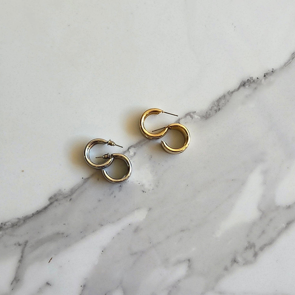 Argola Triplo Arco - Folhado Premium