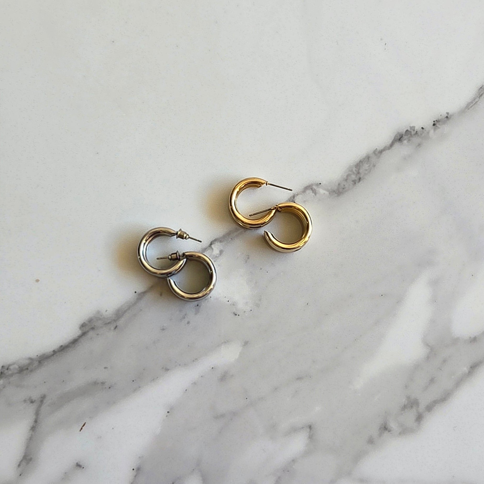 Argola Triplo Arco - Folhado Premium