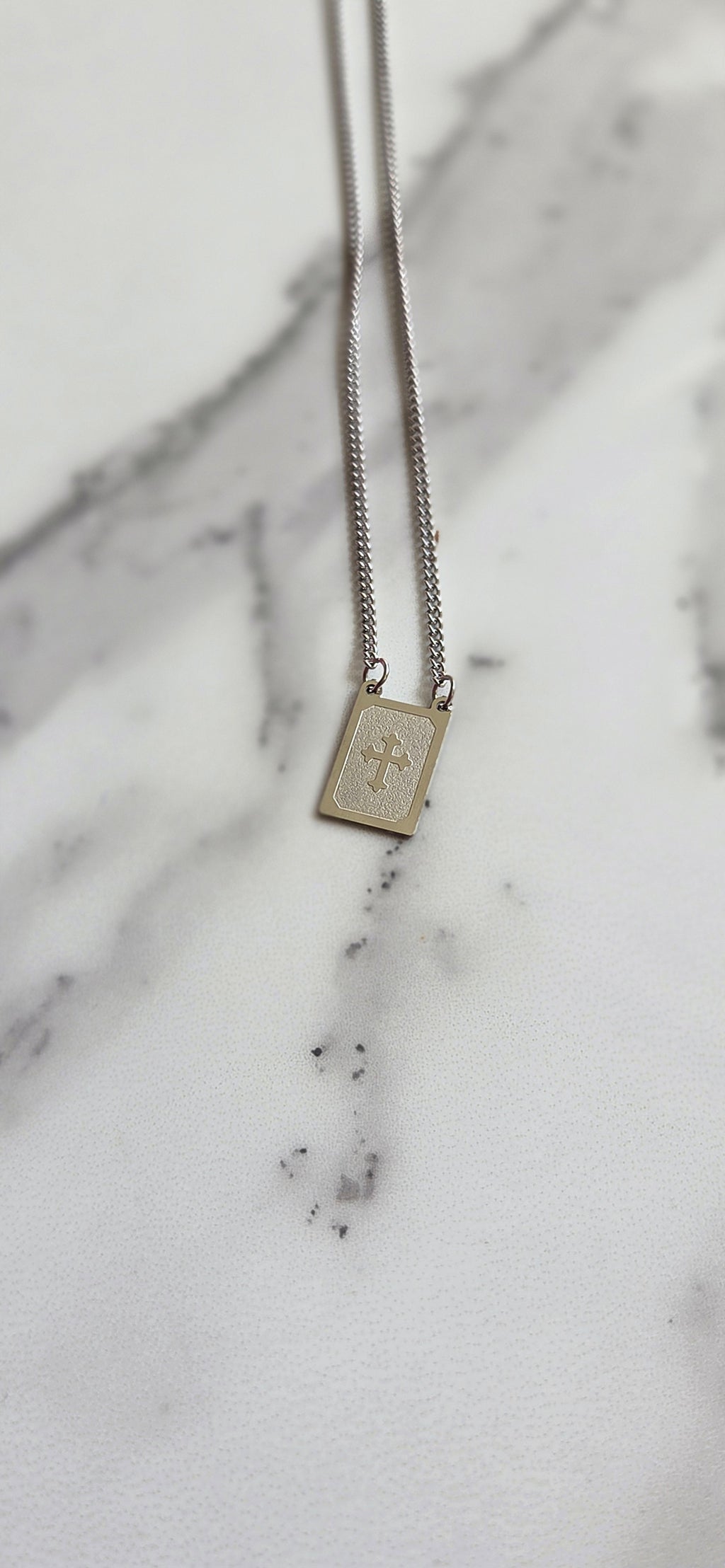 Escapulário Conexão Sagrada - Aço INoxidável 316L