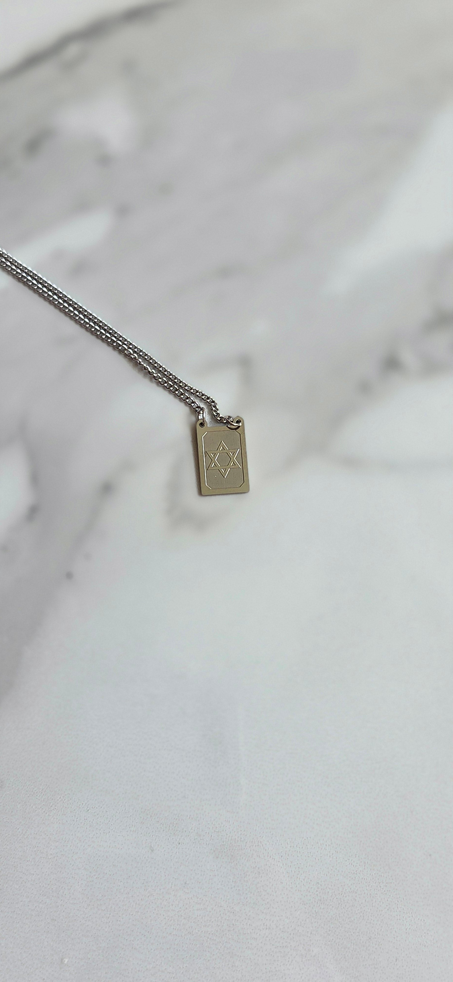 Escapulário Conexão Sagrada - Aço INoxidável 316L