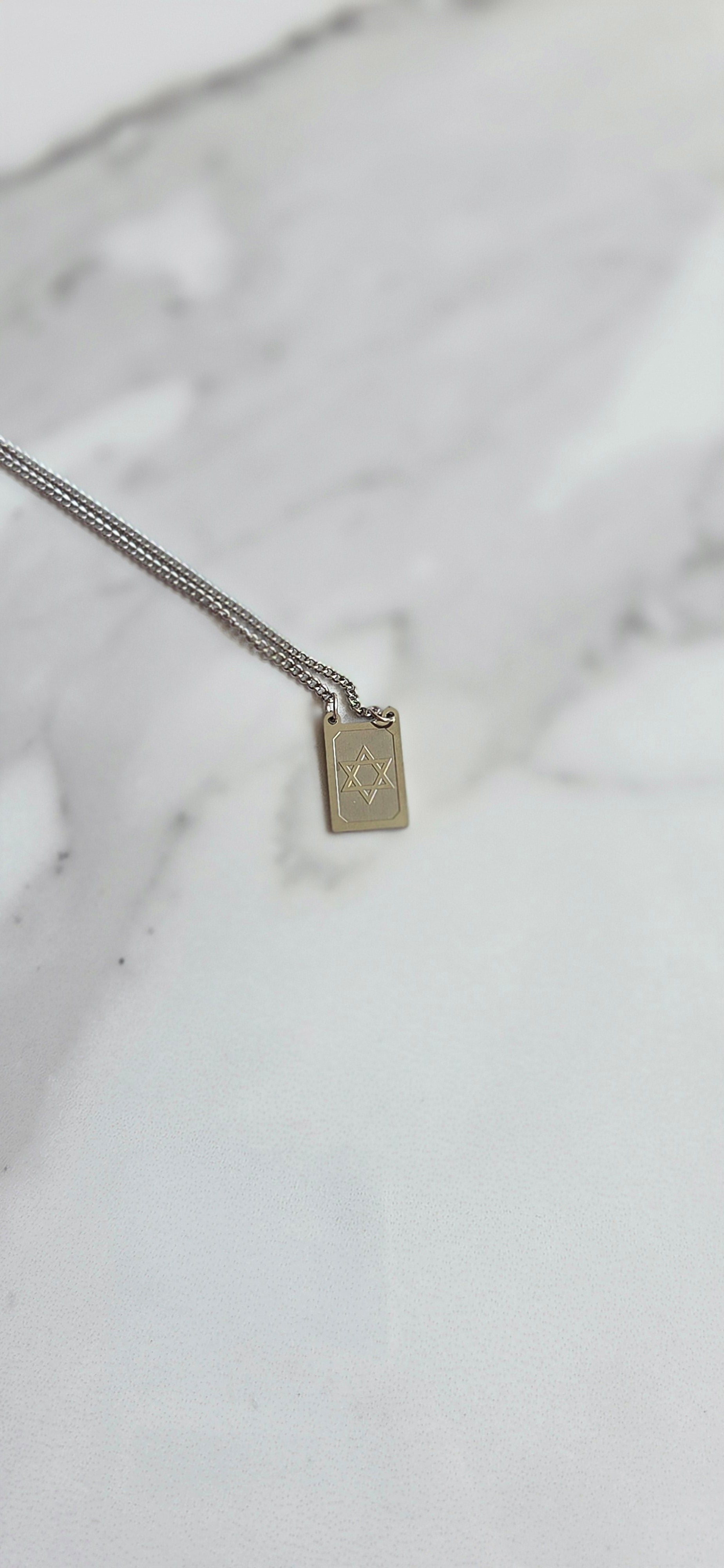 Escapulário Conexão Sagrada - Aço INoxidável 316L