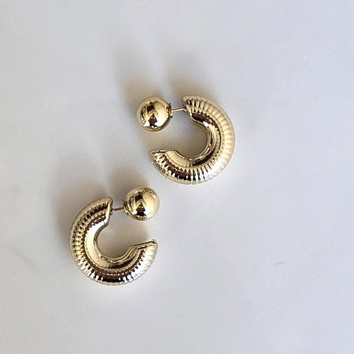 Argola Nexo – Dourada (ABS)