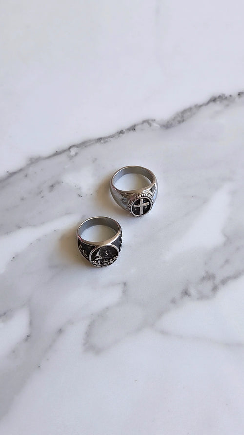 Anel Black - Aço Inoxidável 316L