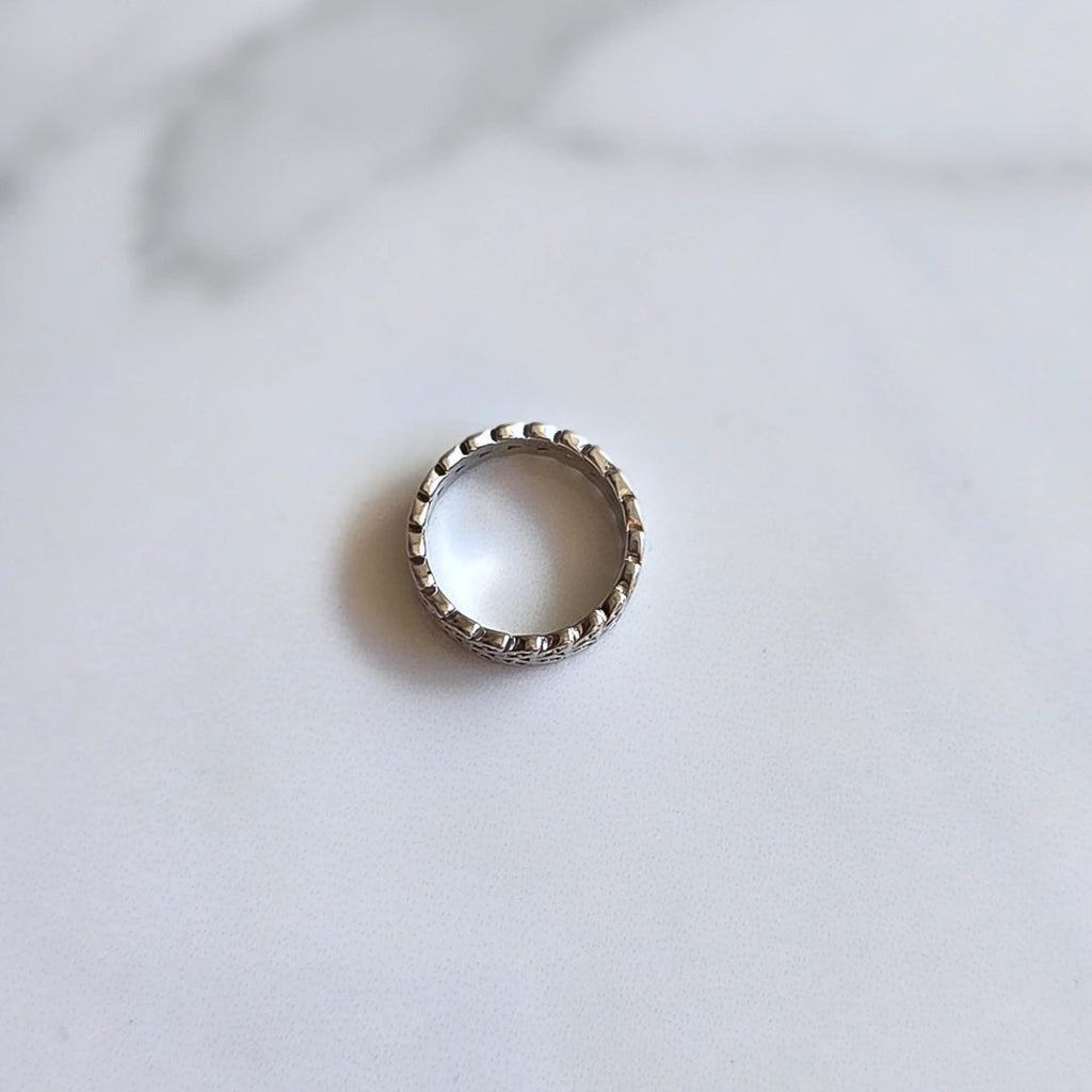 Anel Mil Folhas (Unissex) – Folheado Prata